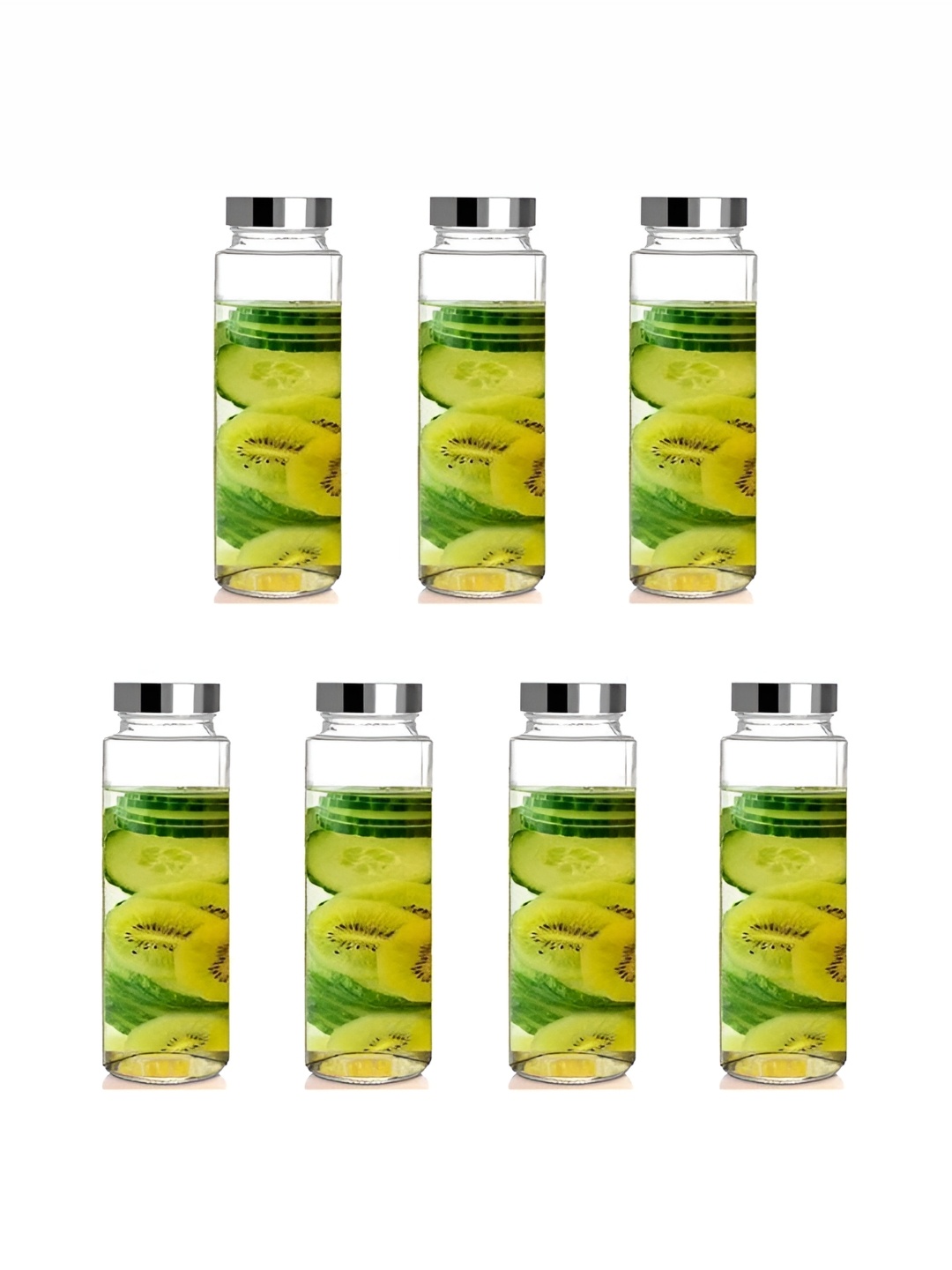 

Afast Transparent 7 Pcs Glass Water Bottle 750 ML