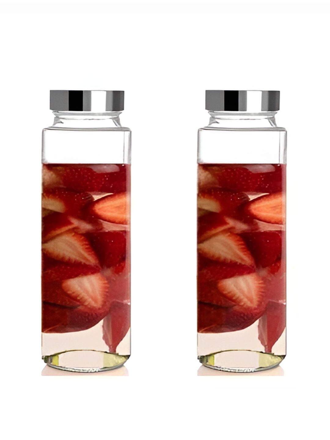 

Afast Transparent 2 Pieces Glass Water Bottle 750 ml