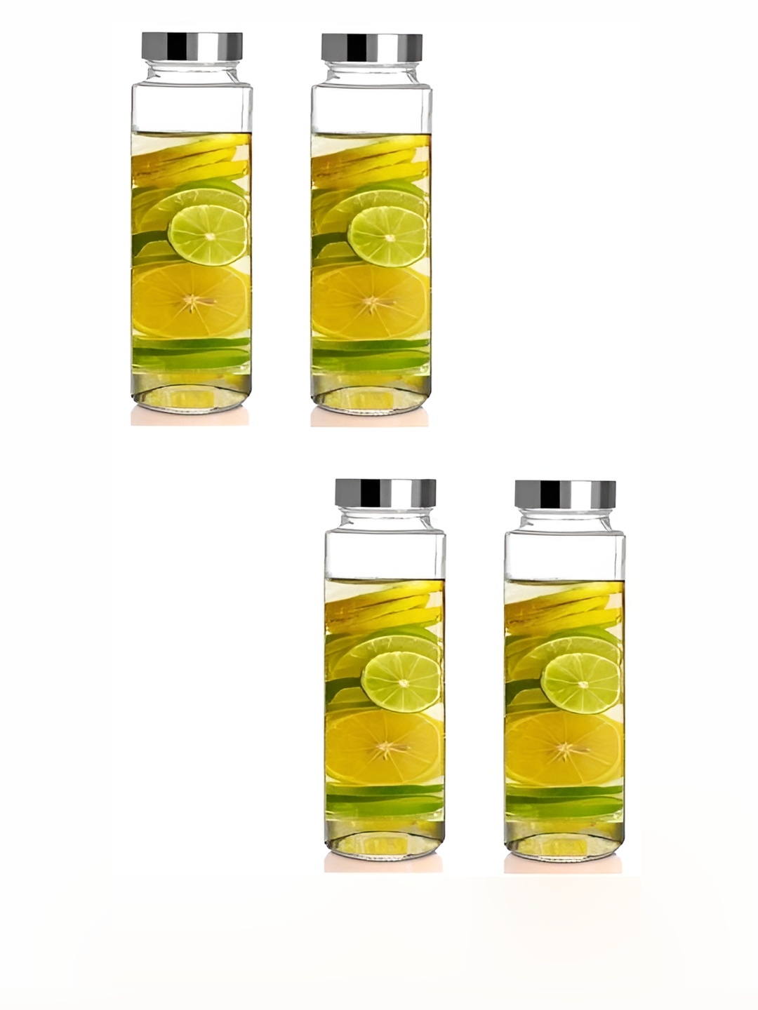 

Afast Transparent 4 Pieces Glass Water Bottle
