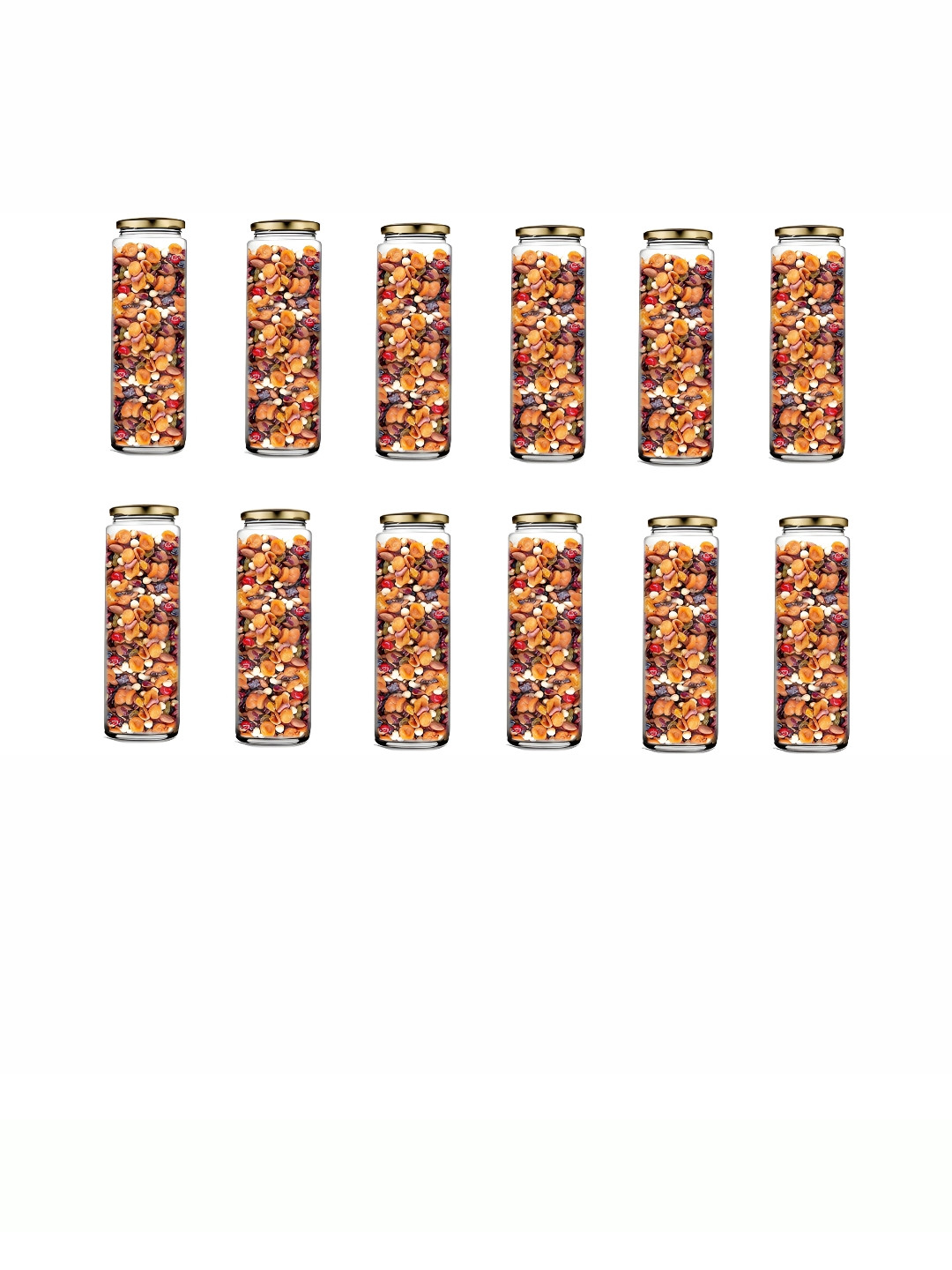 

Afast Transparent 12 Pcs Glass Water Bottle 350 ML