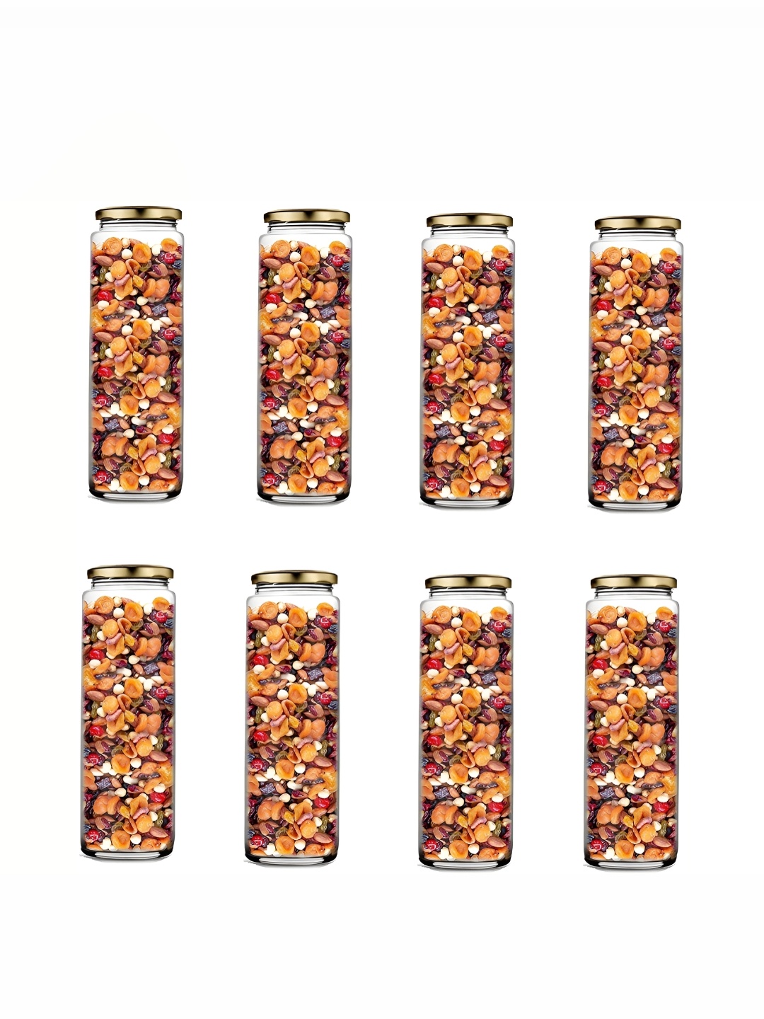 

Afast Transparent 8 Pieces Glass Water Bottle 350 ML