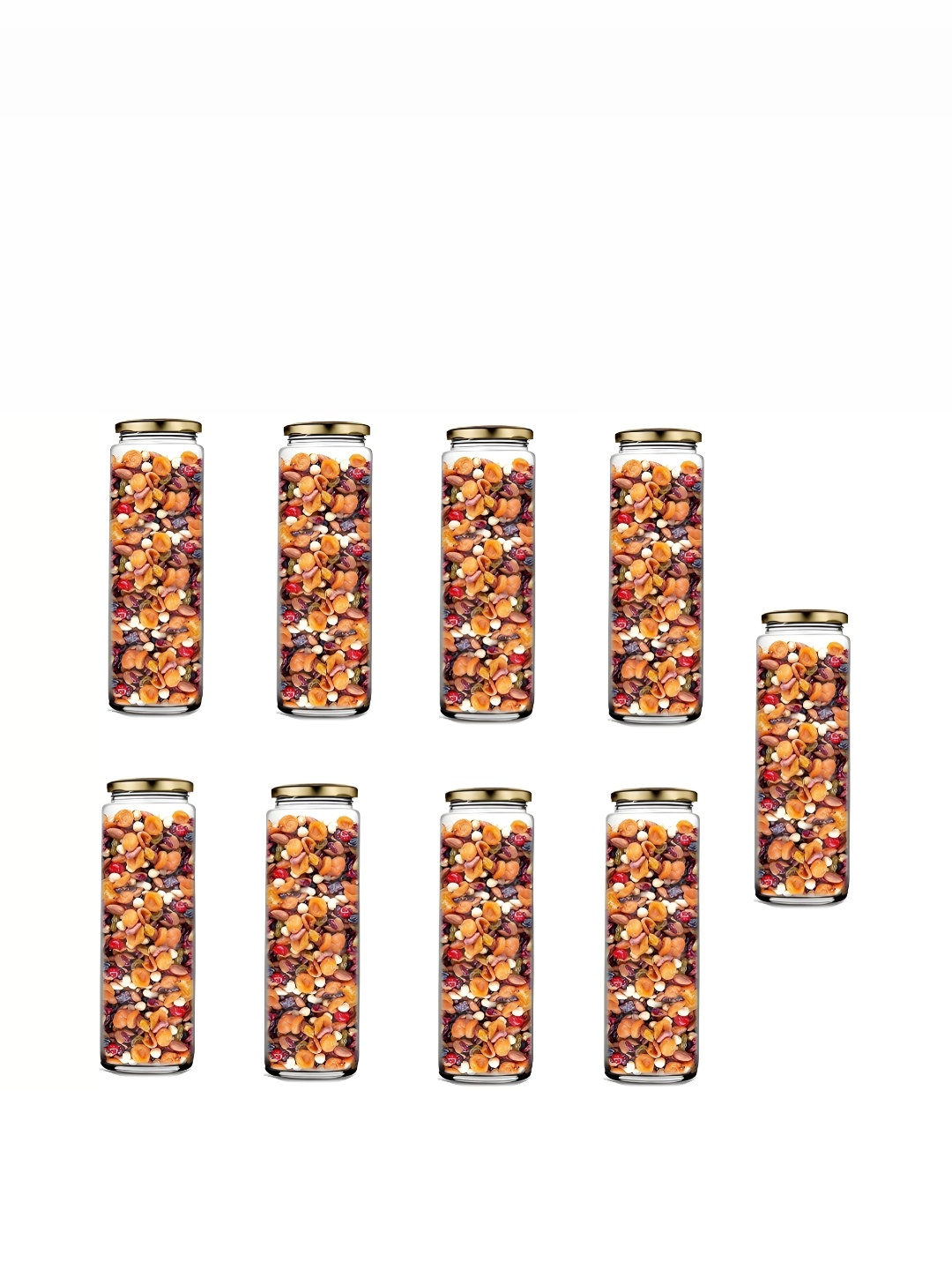 

Afast Transparent 9 Pieces Glass Water Bottle