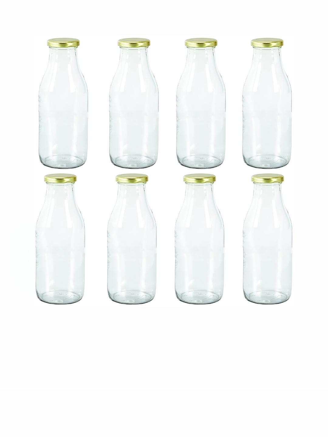 

Afast Transparent 8 Pieces Glass Water Bottle 1L