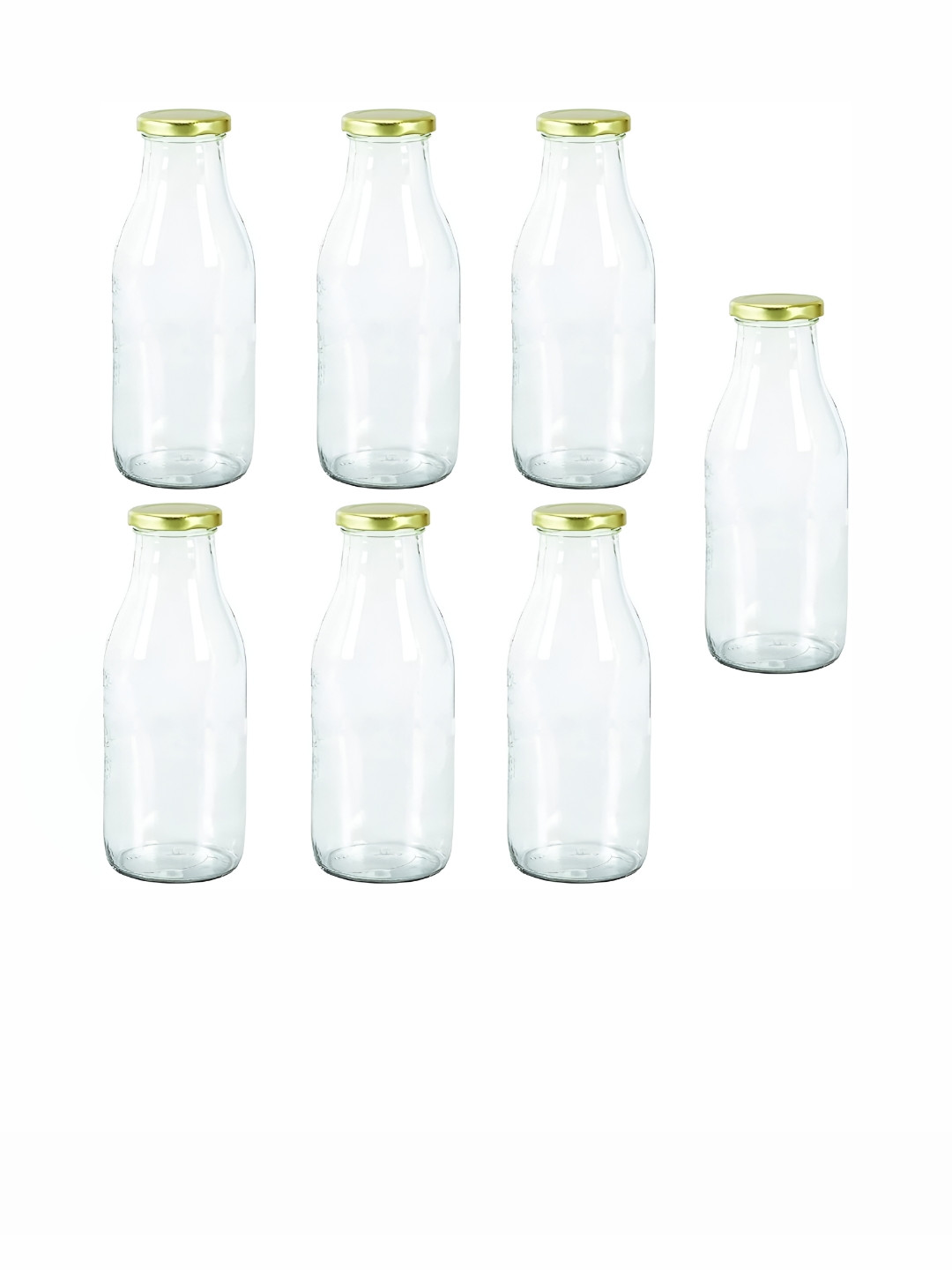 

Afast Transparent 7 Pieces Glass Water Bottle 500 ml