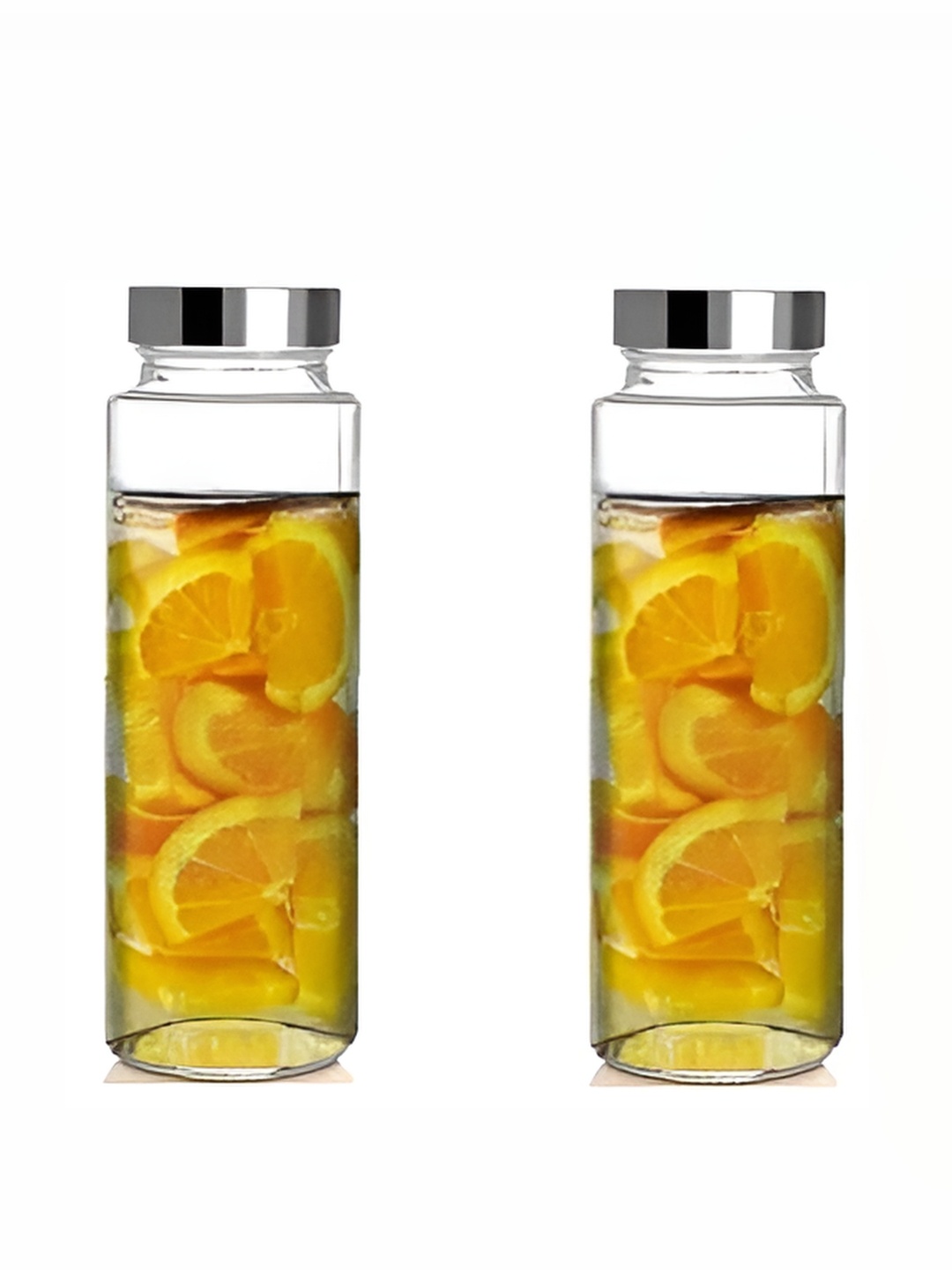 

Afast Transparent 2 Pieces Glass Water Bottles 750 ML Each