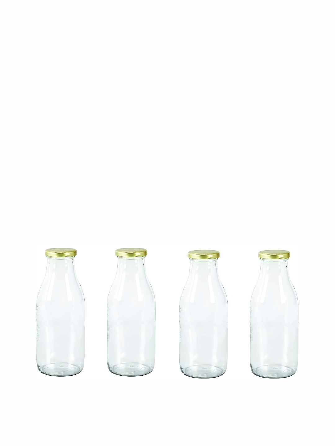 

Afast Transparent 4 Pcs Glass Water Bottle 500 ML
