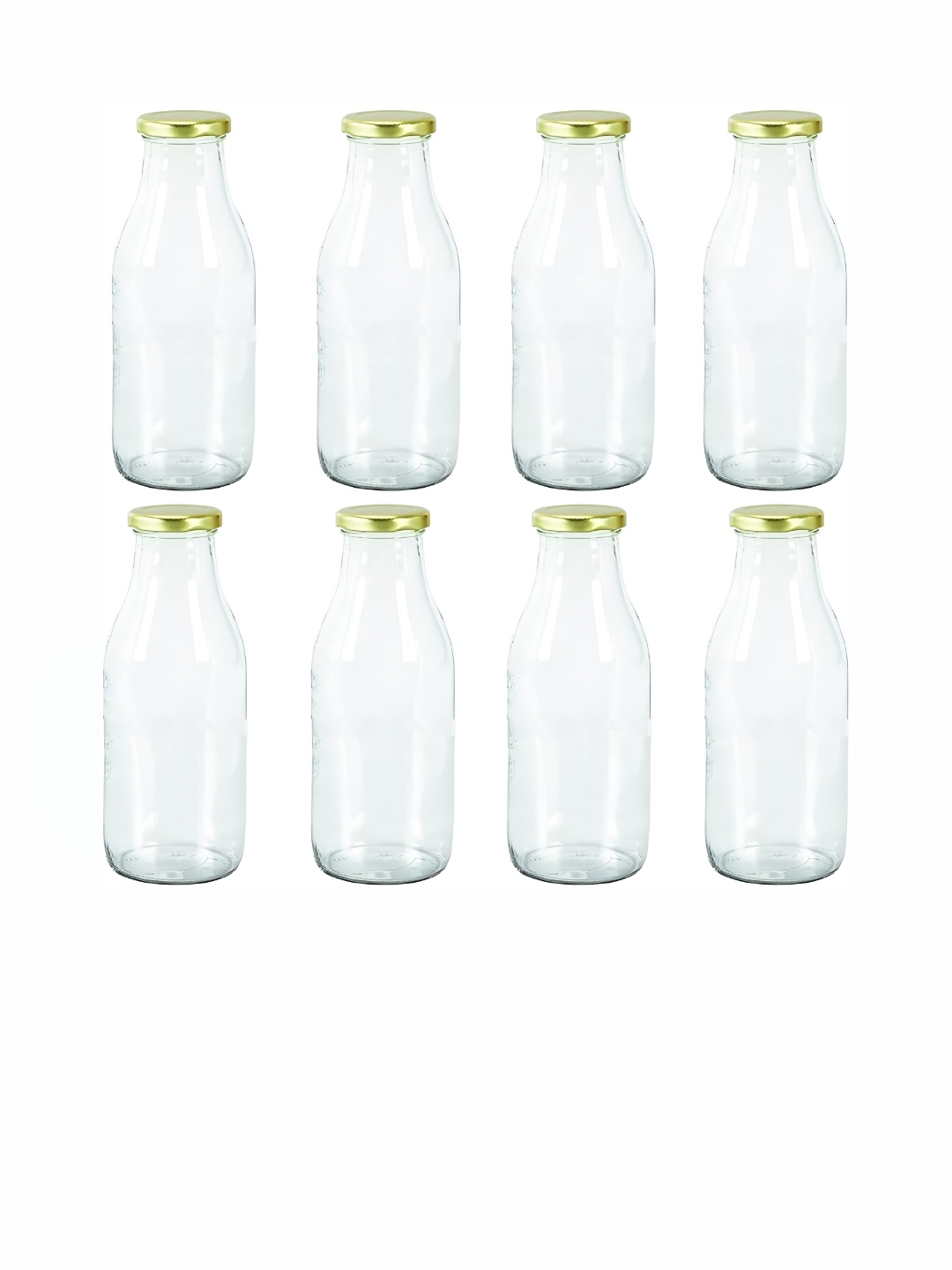 

Afast Transparent 8 Pieces Glass Water Bottles 500ml