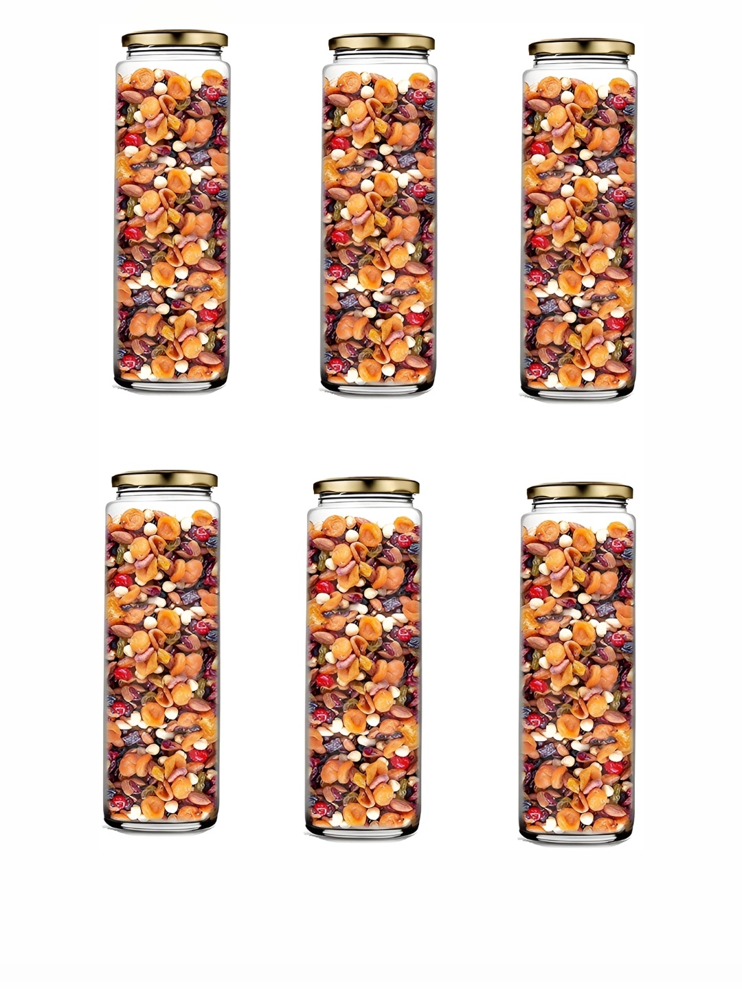 

Afast Transparent 6 Pieces Glass Water Bottles 350 ML