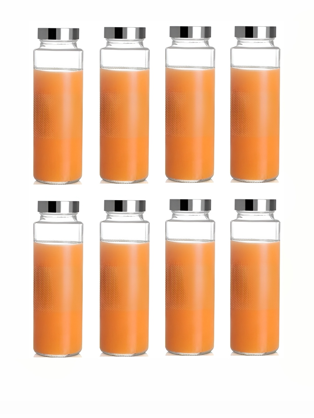 

Afast Transparent 8Pcs Glass Water Bottle 750Ml
