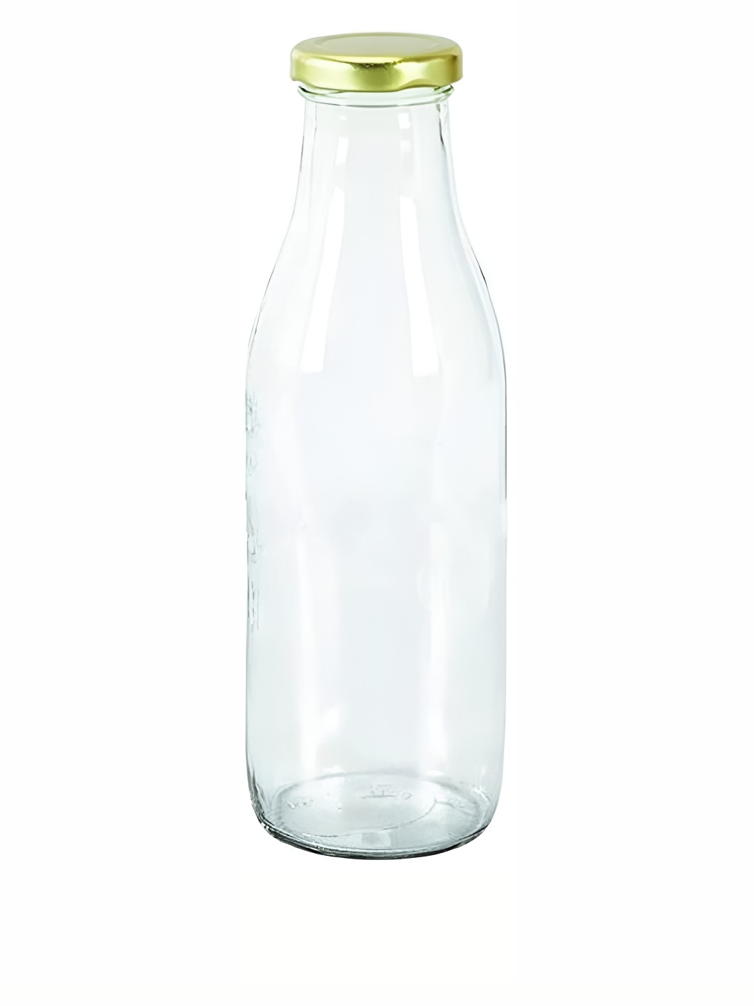 

Afast Transparent & Gold Toned Glass Water Bottles 350 ml
