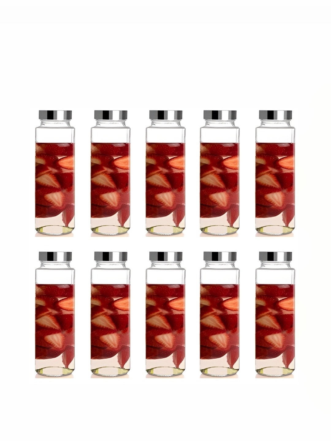 

Afast Transparent Set of 6 Glass Water Bottle 750 ml