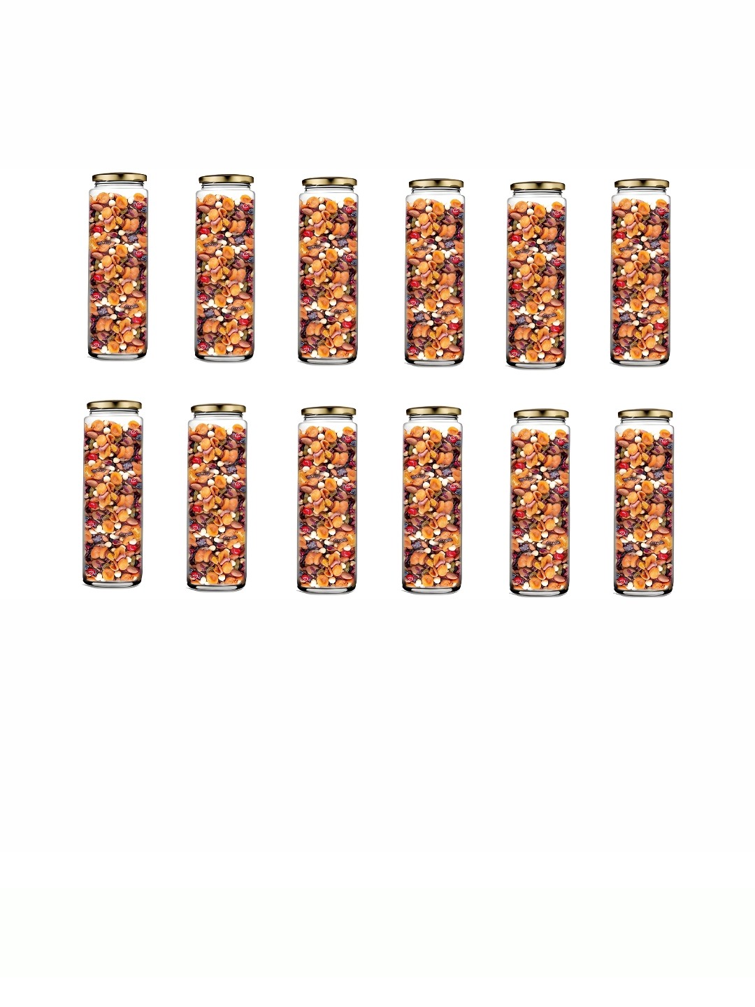 

Afast Transparent 12 Pcs Glass Water Bottle 350ml