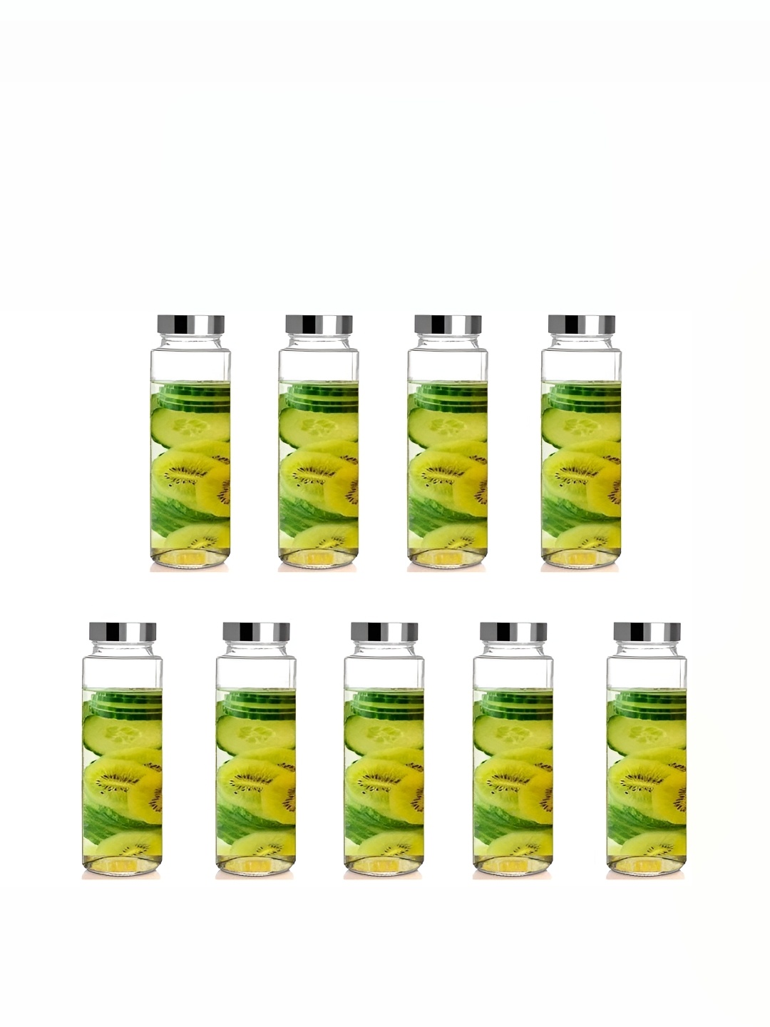 

Afast Transparent 9 Pieces Glass Water Bottles 750ml