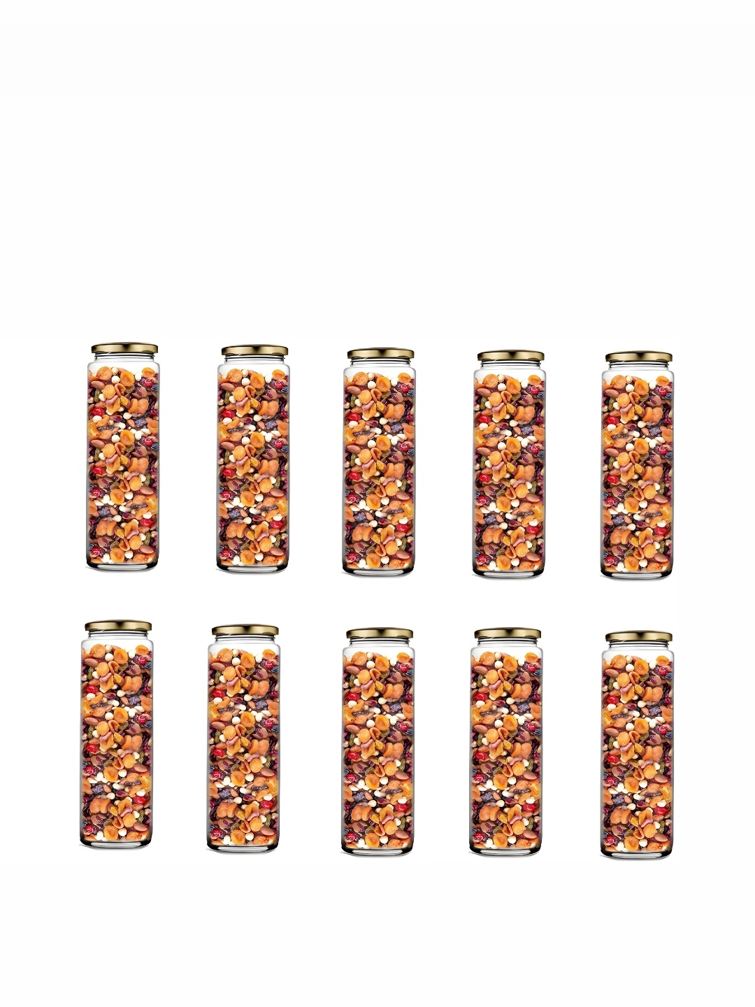 

Afast Transparent 10 Pieces Glass Water Bottle 350ml