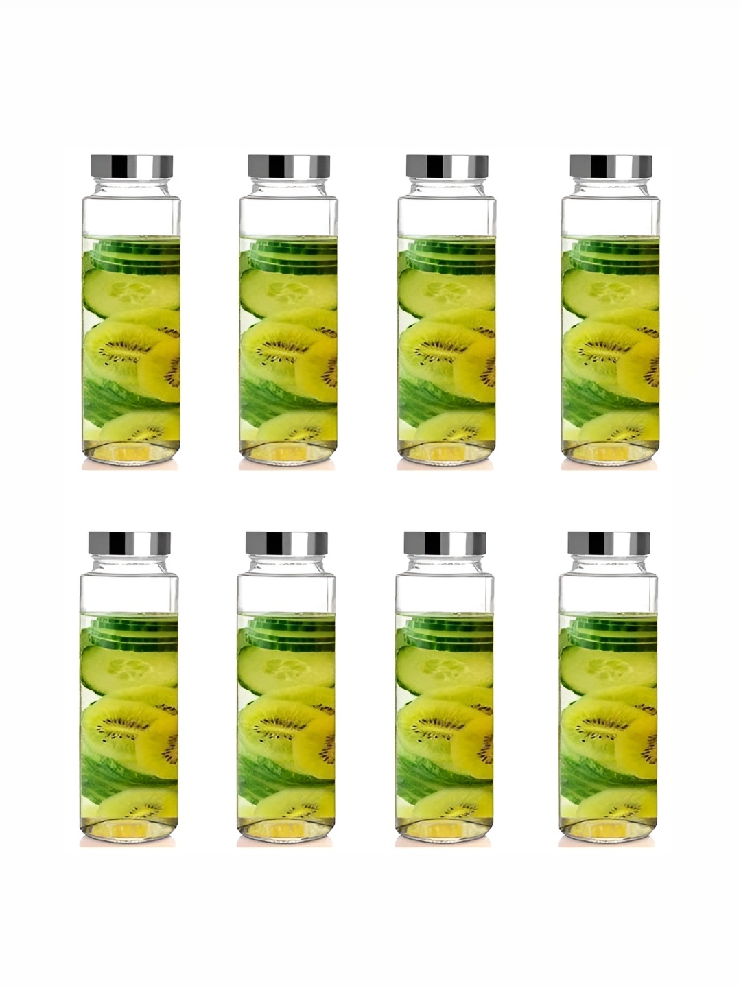 

Afast Transparent 8 Pieces Glass Water Bottles 750 ml