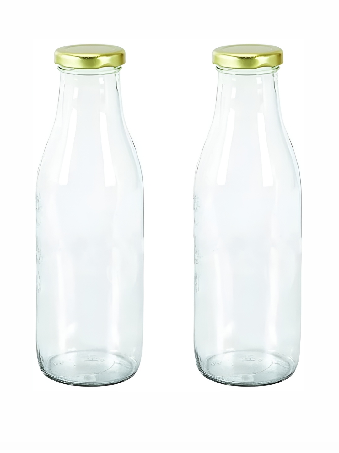 

Afast Transparent 2 Pieces Glass Water Bottle 500 ML Each