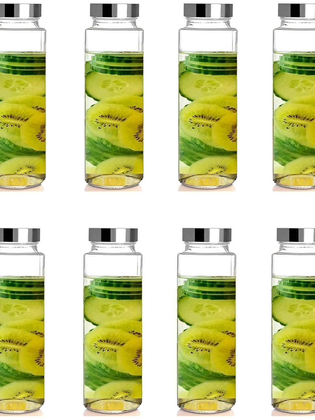 

Afast Transparent 12 Pcs Glass Water Bottle 750 ML