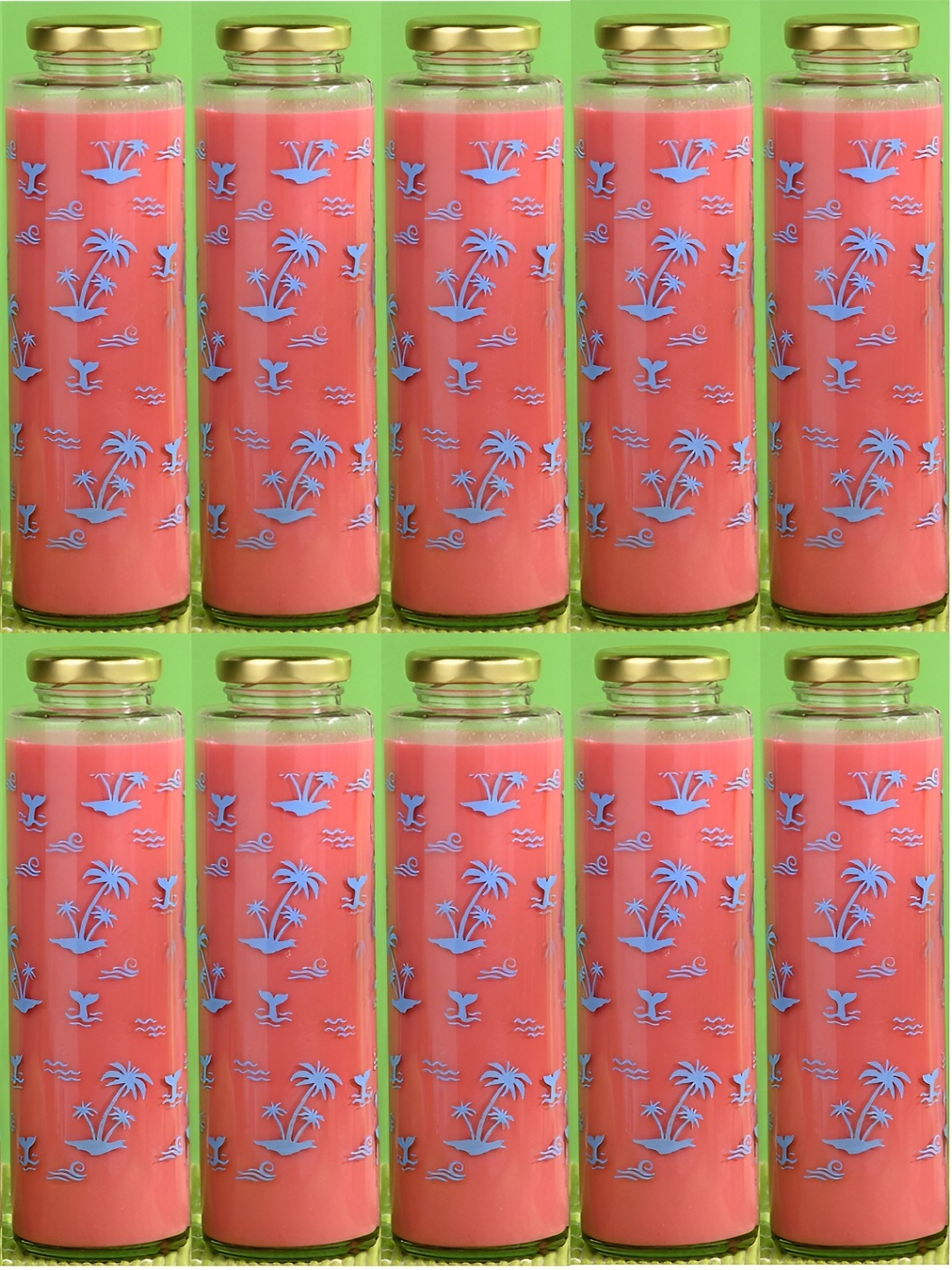 

Afast Blue 6 Pieces Glass Water Bottle