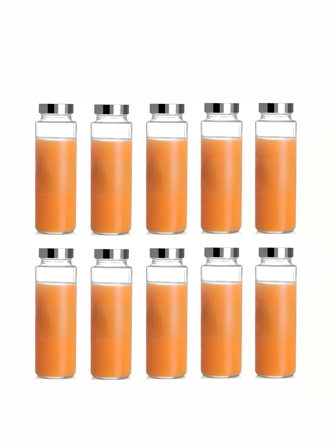 

Afast Transparent 10 Pieces Glass Water Bottle 750 Ml