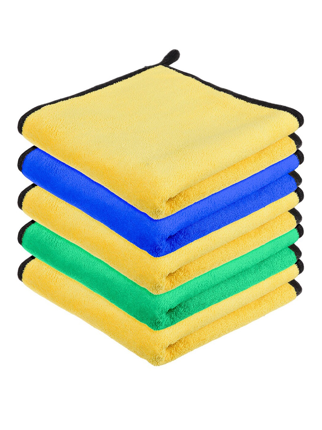 

Kuber Industries Set Of 5 400 GSM Cleaning Towel, Blue