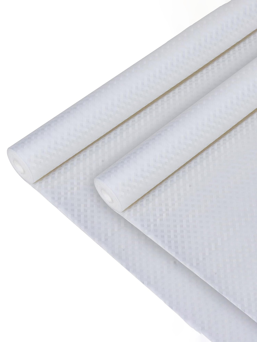 

Kuber Industries White 2 Pieces Self Check Shelf Liner
