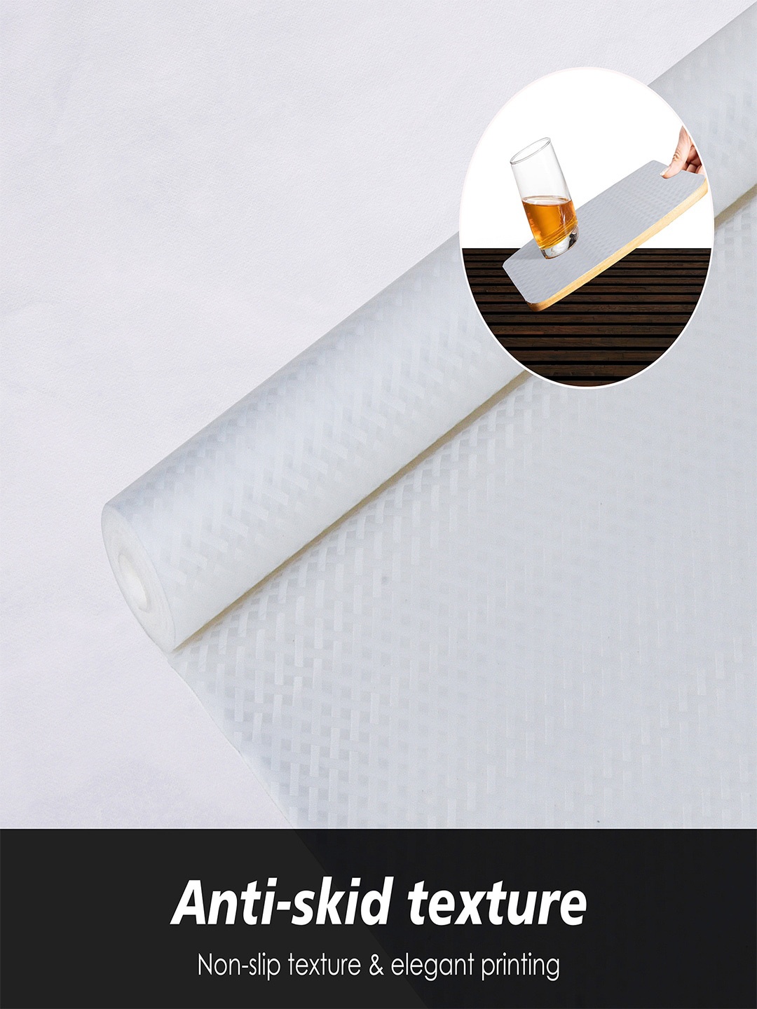 

Kuber Industries White Self Design Organisers