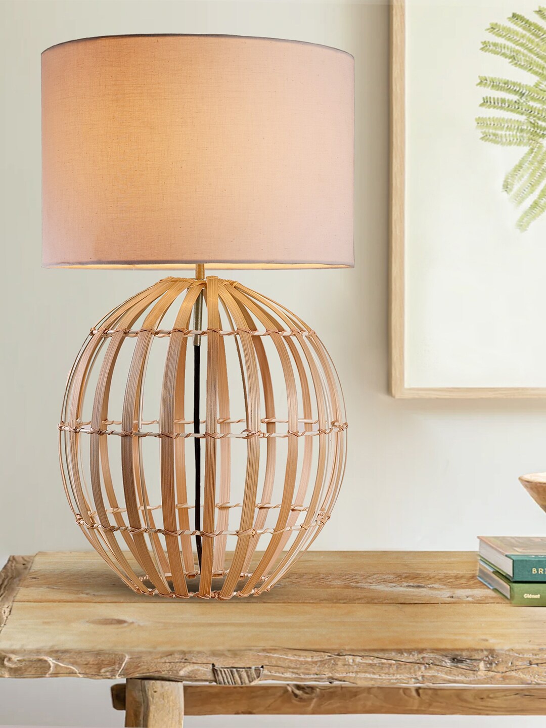 

Decazone Khaki White Cylinder Shaped Contemporary Table Lamp