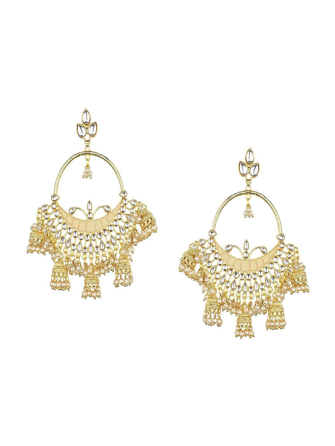 

Runjhun Gold-Toned Classic Drop Earrings