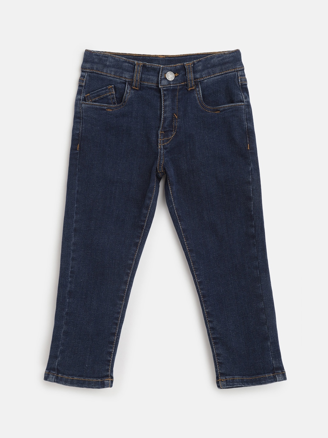 

Chicco Boys Mid-Rise Stretchable Jeans, Blue