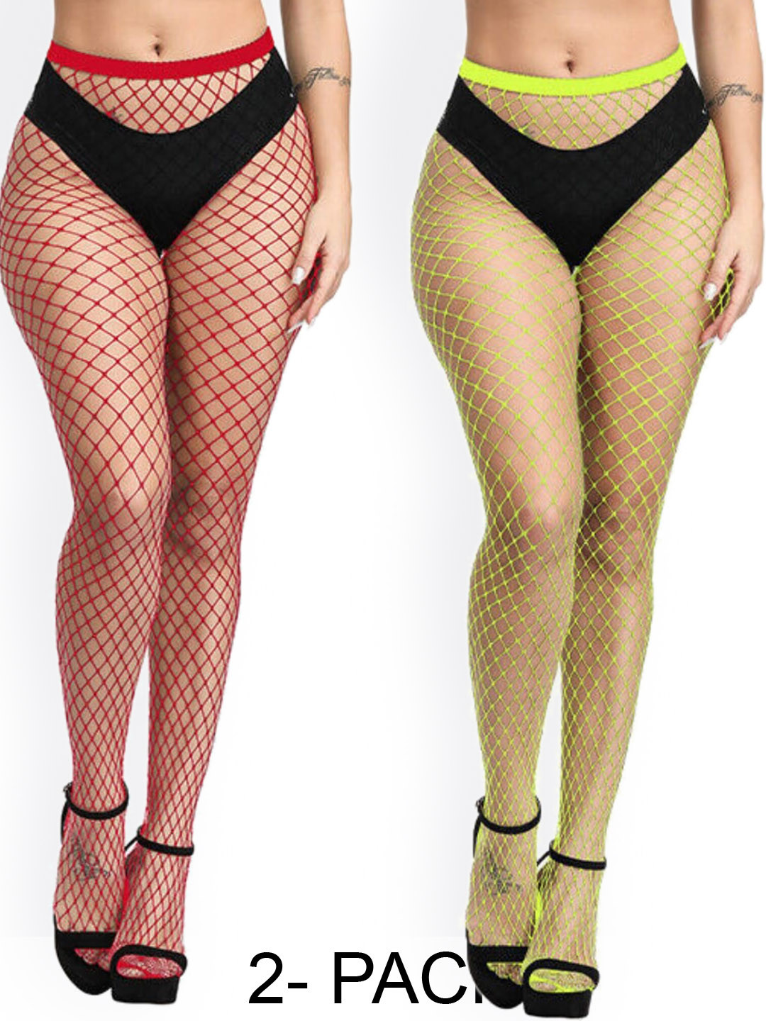 

BAESD Pack Of 2 Sheer Stockings, Red