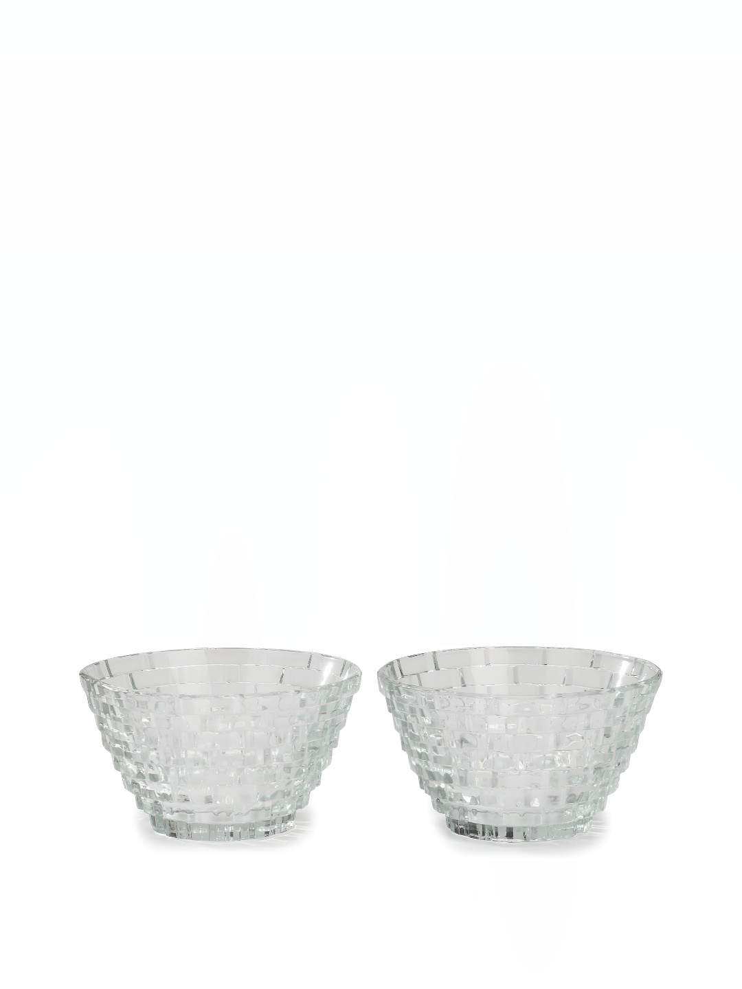 

Afast Transparent Glass 2 Pieces Dishwasher Safe Serving Bowl