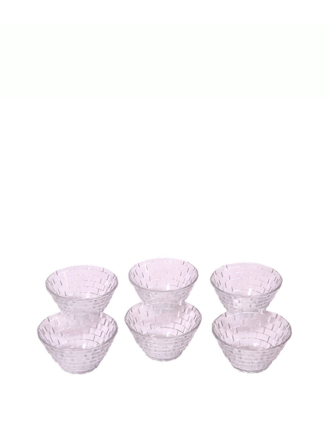 

Afast Transparent Glass 6 Pieces Dishwasher Safe Serving Bowl