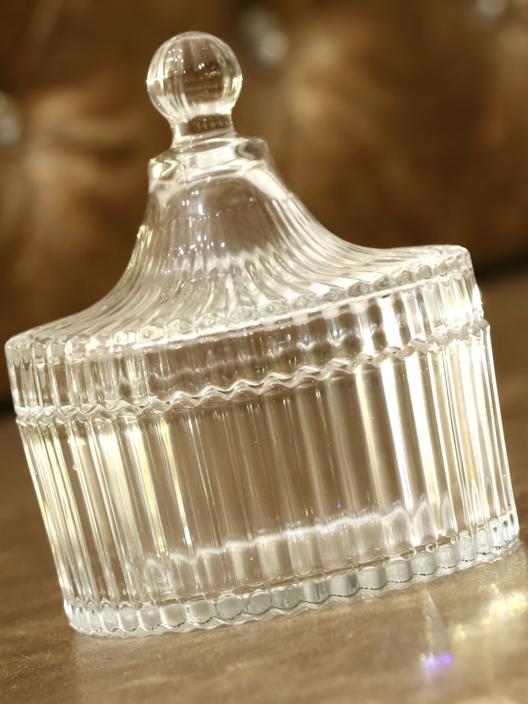 

Afast Transparent Glass Dishwasher Safe Serving Bowl