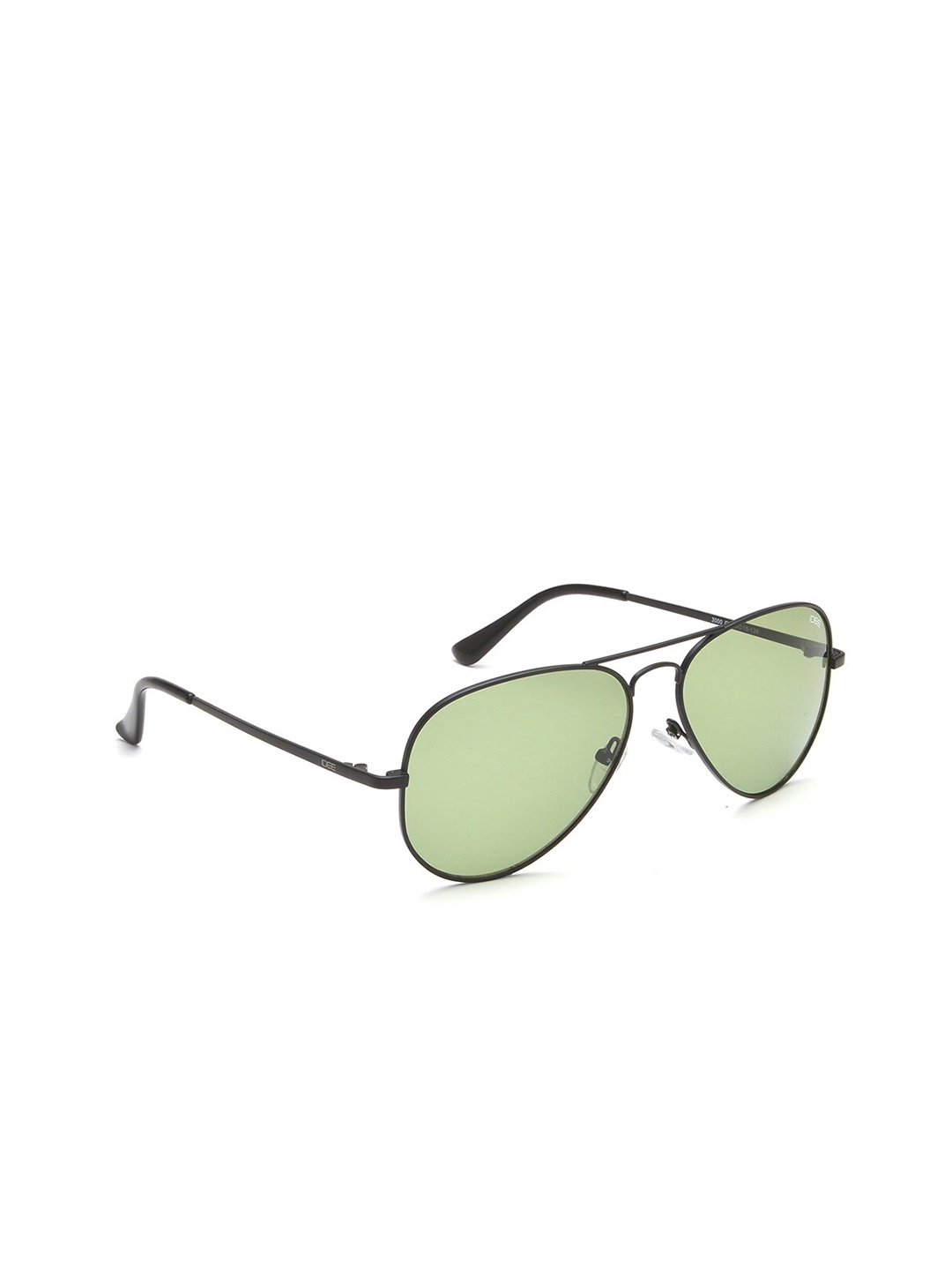 

IDEE Men Lens & Black Round Sunglasses with UV Protected Lens, Green