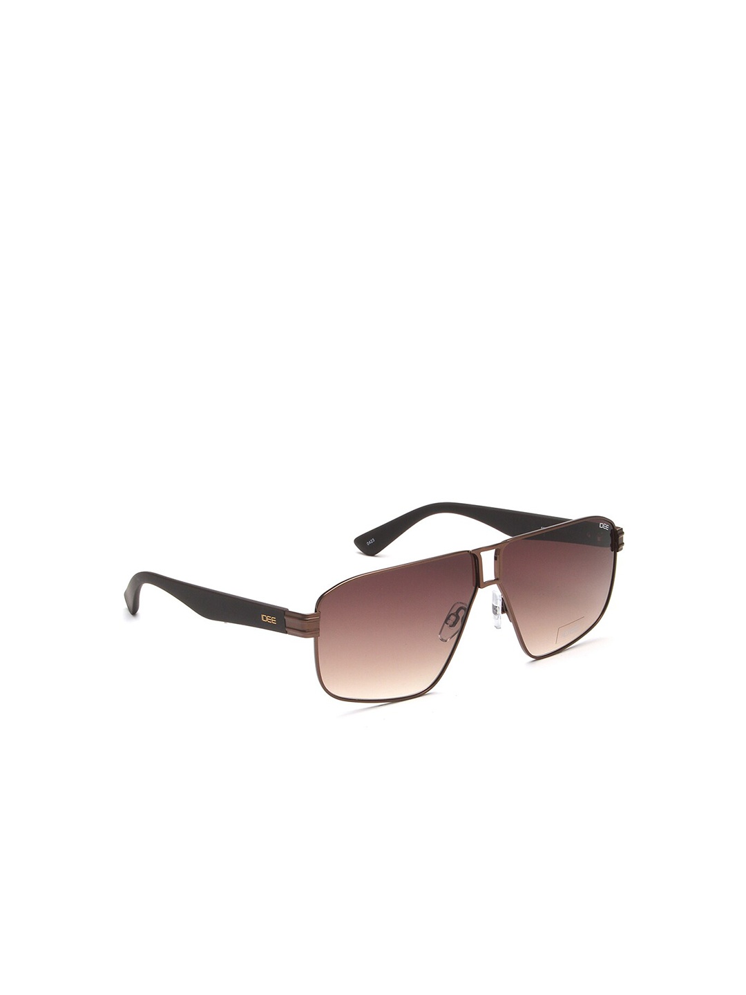 

IDEE Men Square Sunglasses With UV Protected Lens IDS2995C4SG, Brown