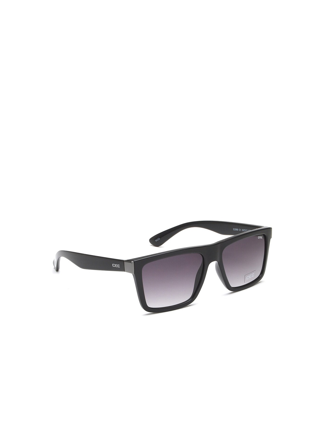 

IDEE Men Rectangle Sunglasses with UV Protected Lens IDS2989C1SG, Black