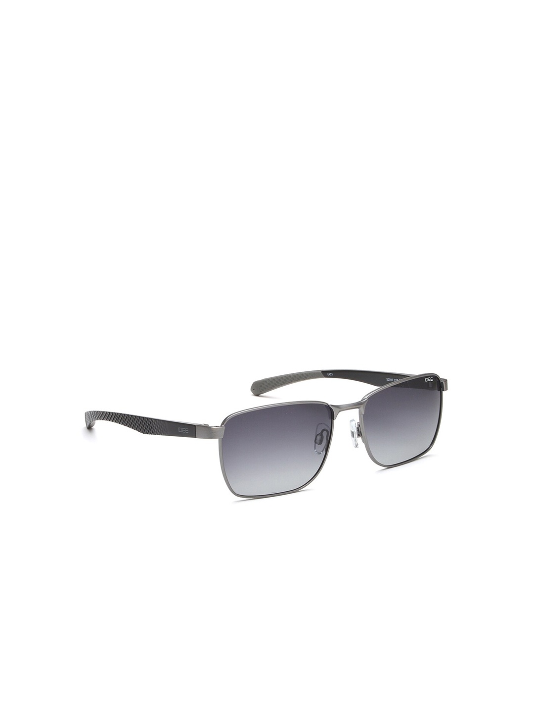 

IDEE Men Rectangle Sunglasses With UV Protected Lens, Grey