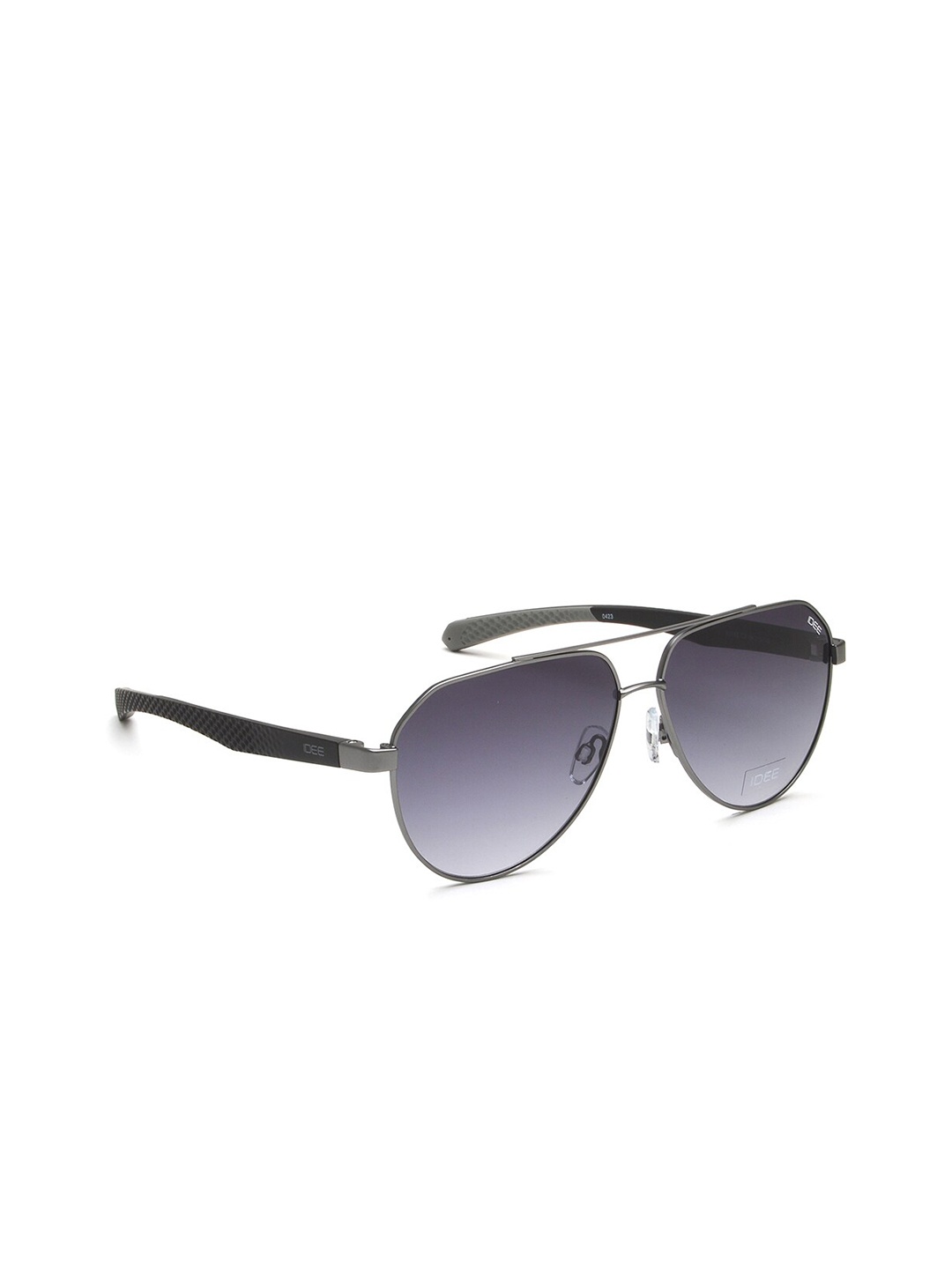 

IDEE Men Aviator Sunglasses with UV Protected Lens IDS2998C2SG, Grey