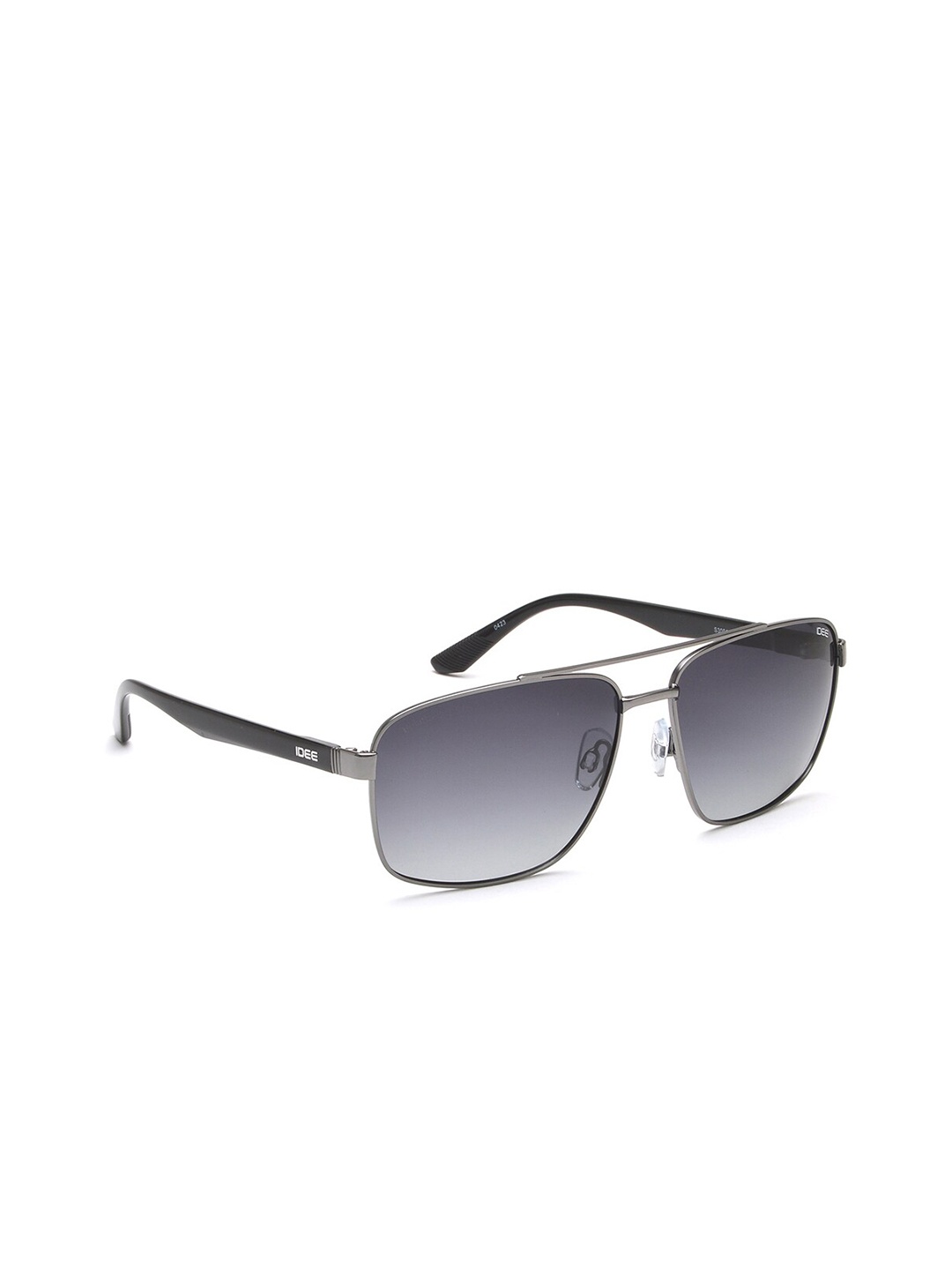 

IDEE Men Square Sunglasses with UV Protected Lens IDS3001C2PSG, Grey