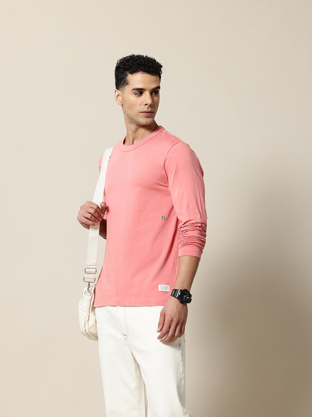 

Mr Bowerbird Tailored Fit Plan B Long Sleeves T-shirt, Pink