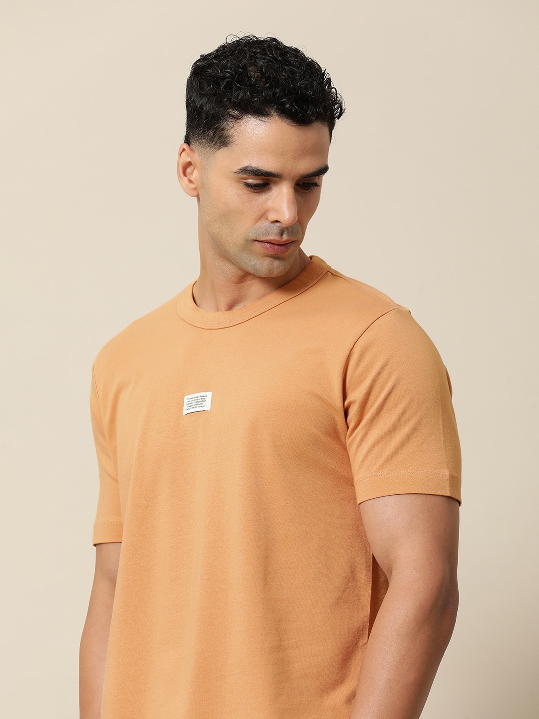 

Mr Bowerbird Round Neck Tailored Fit Philsosophy Muscle T-shirt, Brown