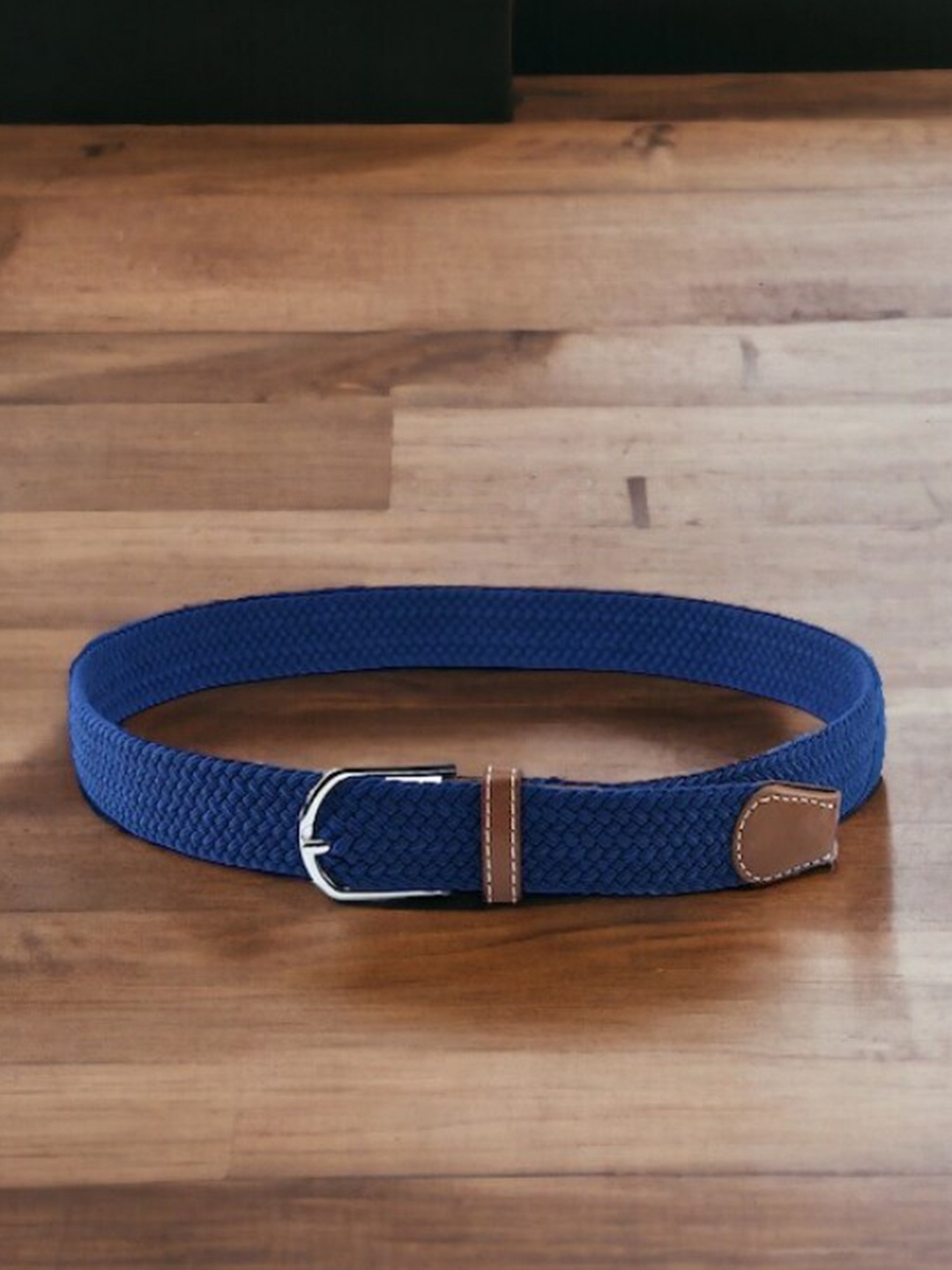 

Kastner Unisex Textured Canvas Belt, Blue