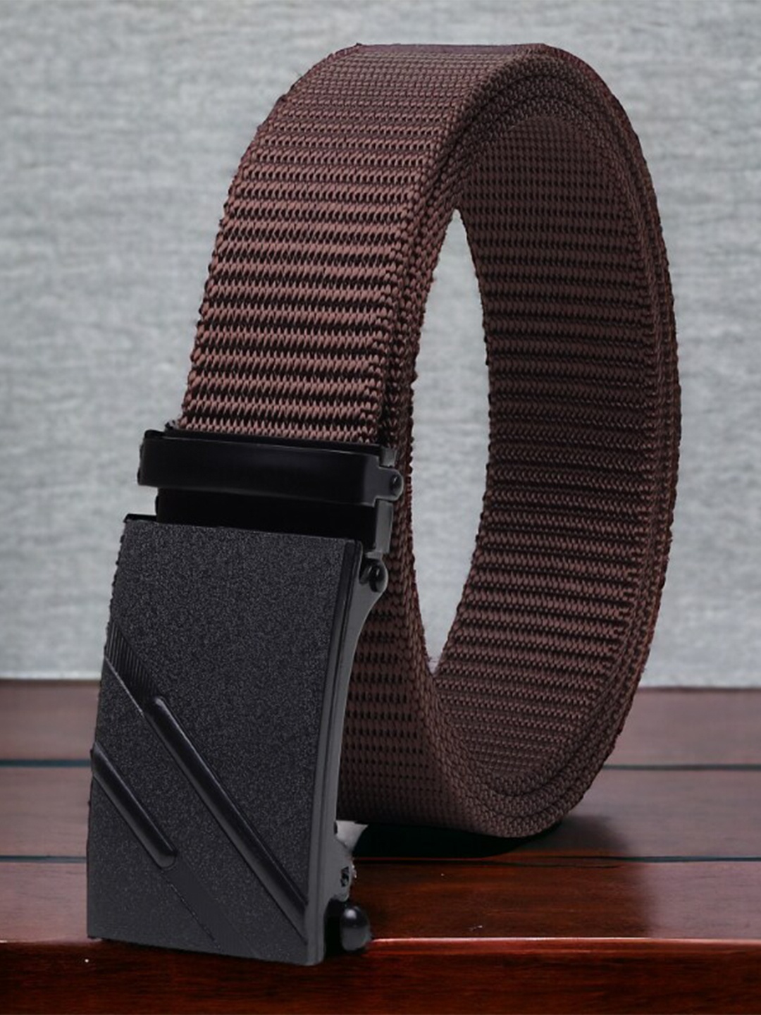 

Kastner Men Textured Canvas Belt, Brown