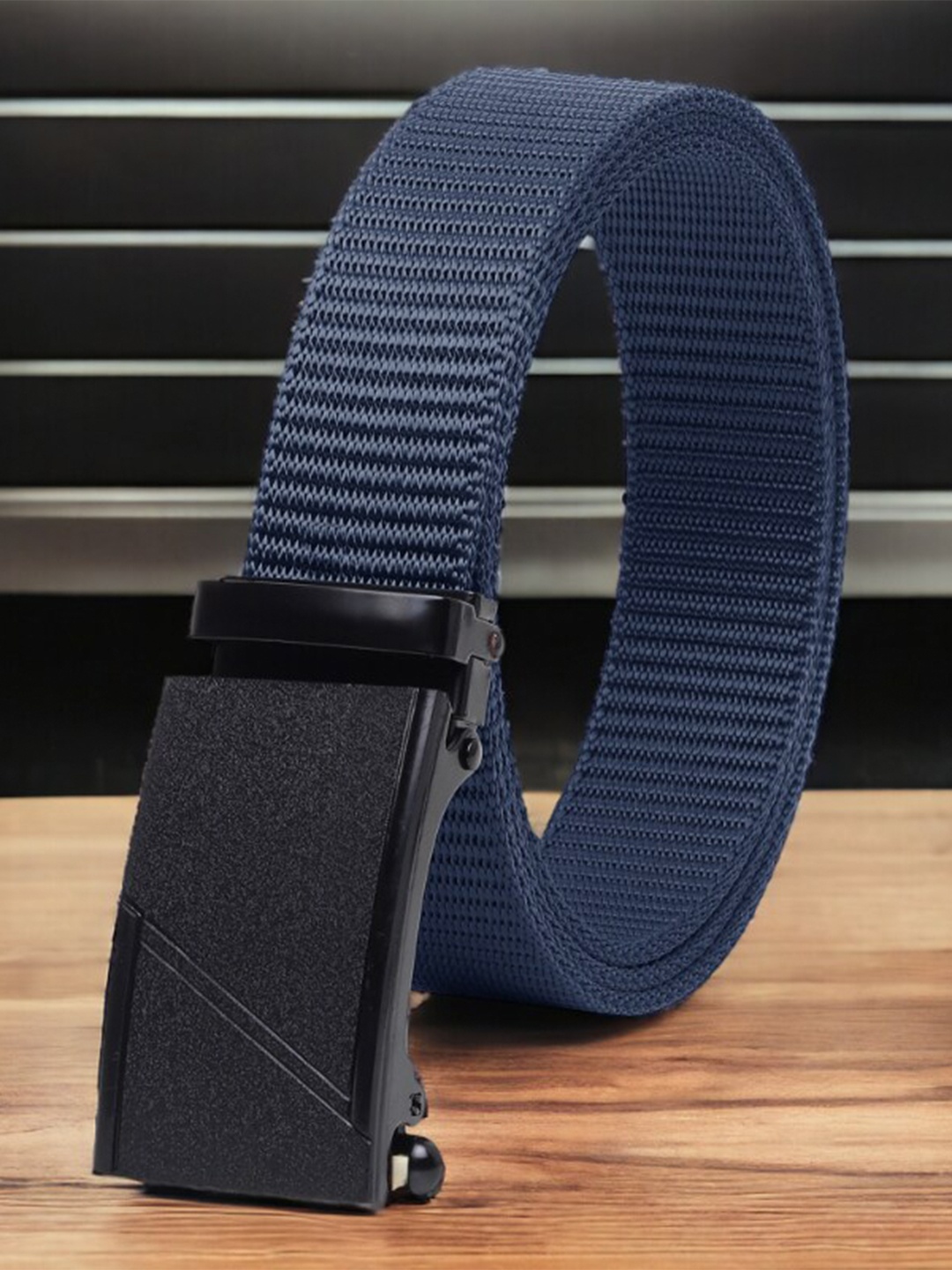 

Kastner Men Textured Canvas Belt, Blue