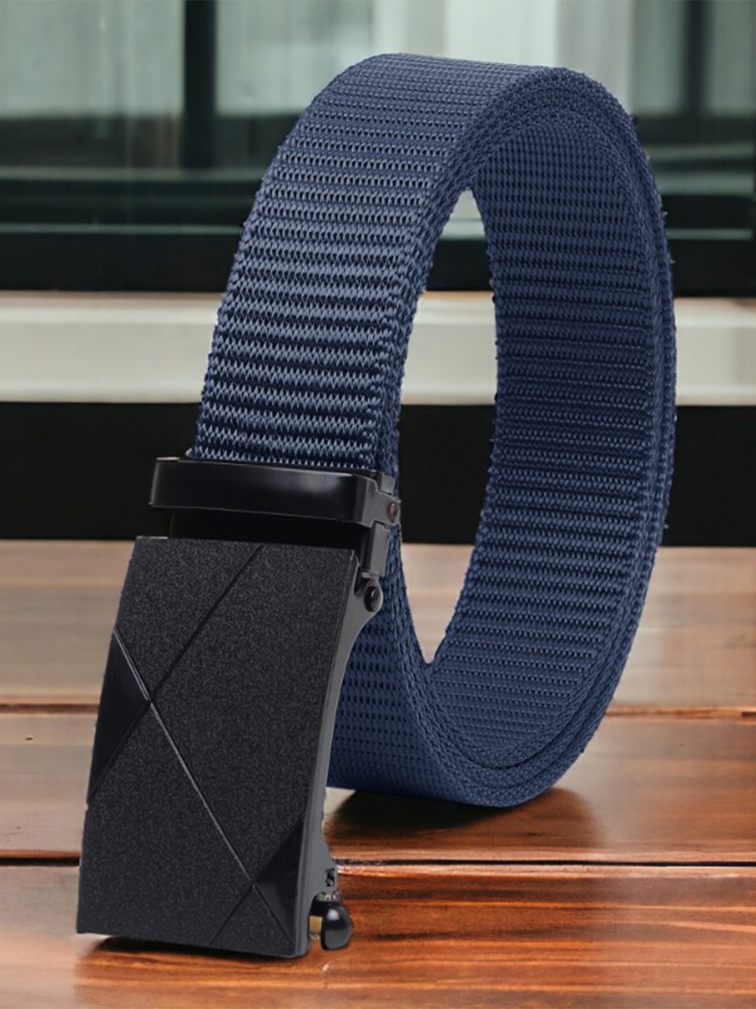 

Kastner Men Textured Belt, Blue