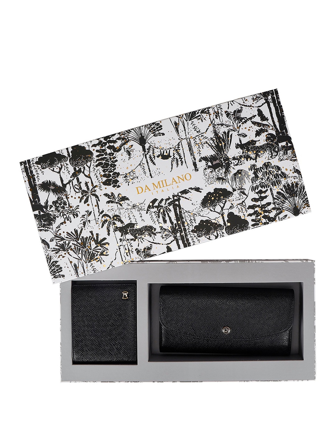 

DA MILANO Leather Accessory Gift Set, Black
