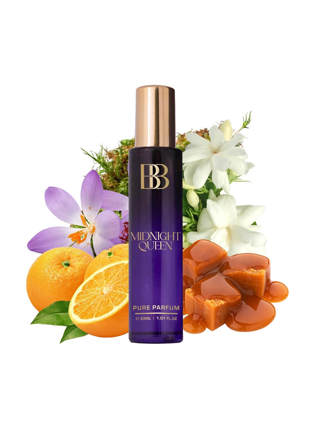 

Bergamot Beaute Women Midnight Queen Pure Perfume - 30ml, Purple