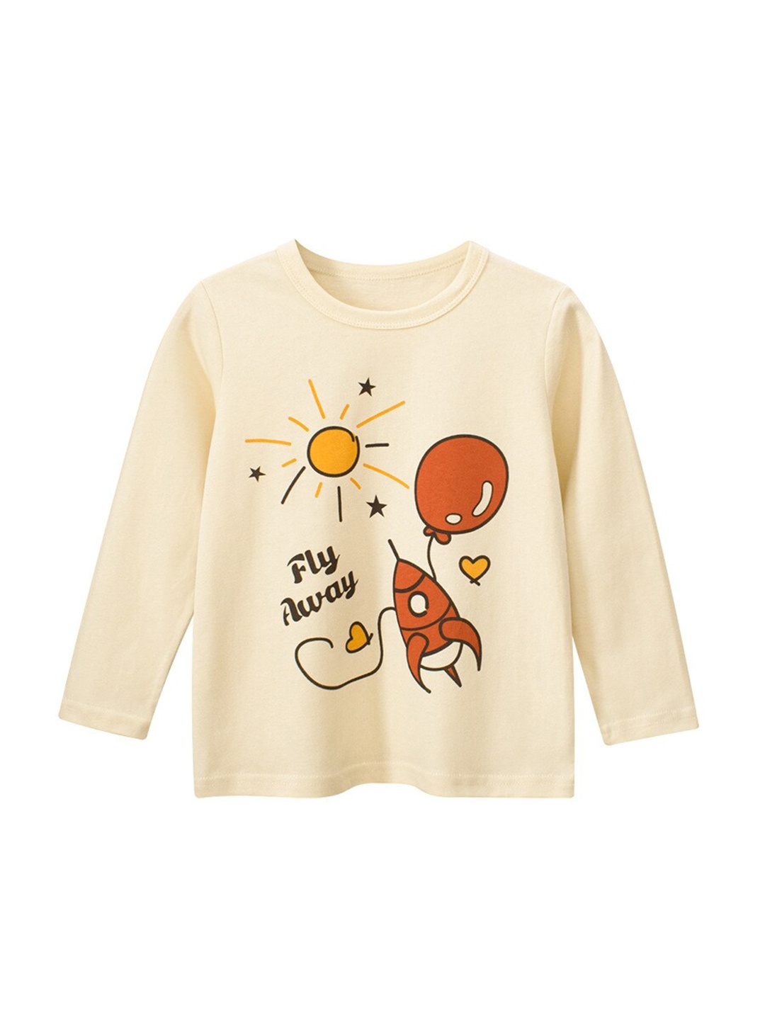

StyleCast Boys Graphic Printed Pullover Sweatshirt, Beige