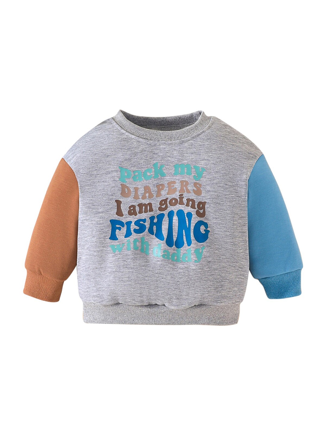 

StyleCast Kids Grey Typography Printed Pullover Sweatshirt