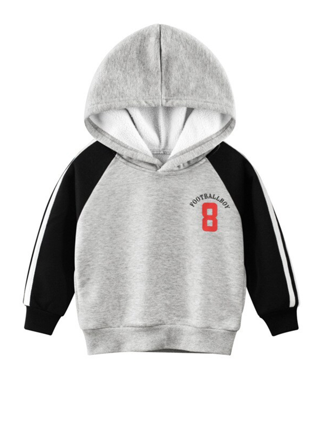 

StyleCast Boys Grey Hooded Pullover Sweatshirt